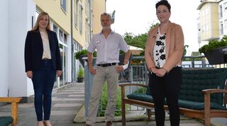von links: Petra Sklorz, Uwe Dupree und Sarah Ryglewski